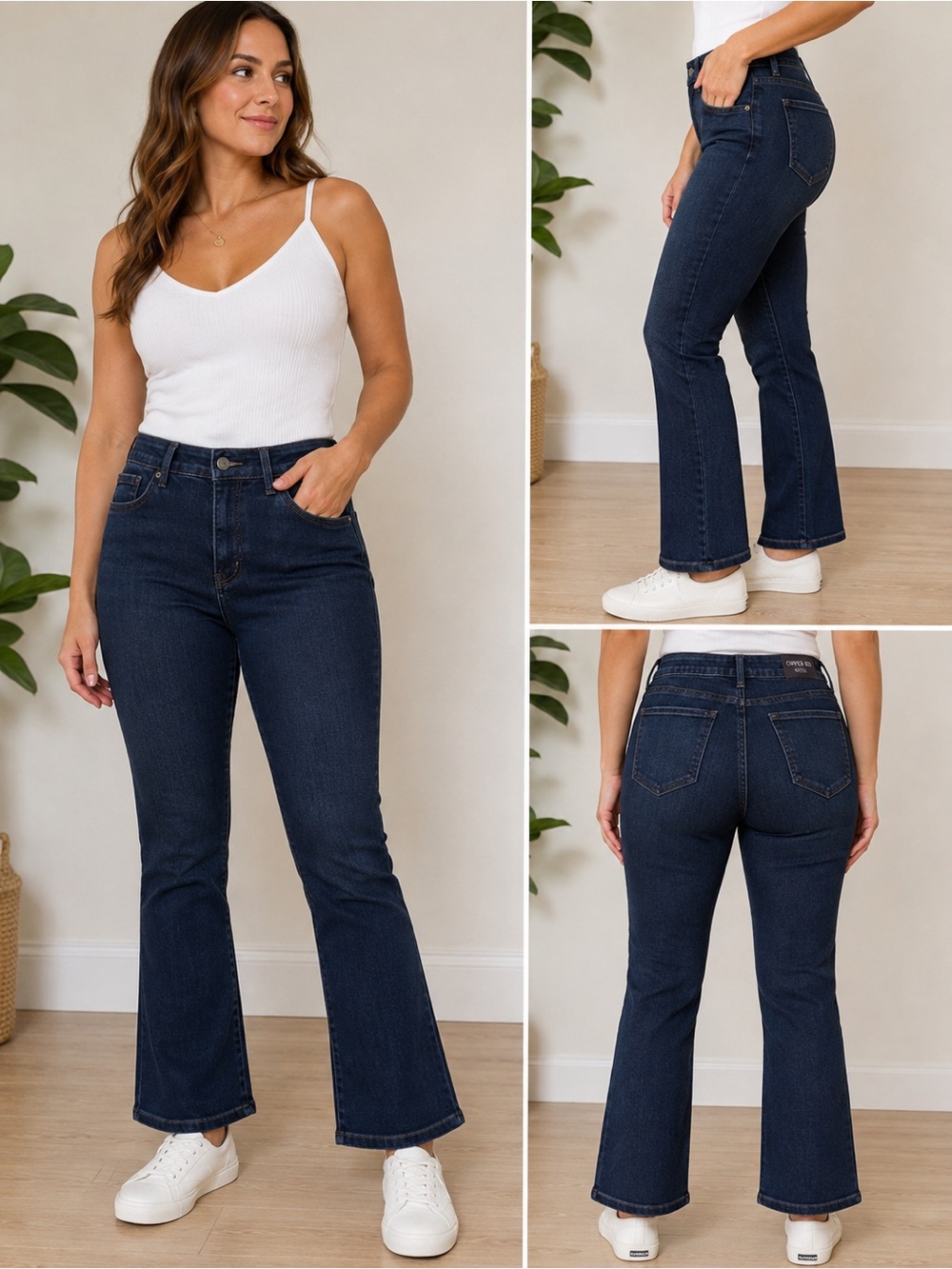 NYDJ Curves 360 Size 10P Petite Mini Bootcut Jeans Dark Wash